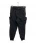 Y-3（ワイスリー）の古着「CRINKLE NYLON CUFFED PANTS　IN8757」｜ブラック