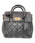 MULBERRY×Cara Delvingneマルベリー）の古着「3wayキルティングバッグ」｜ブラック
