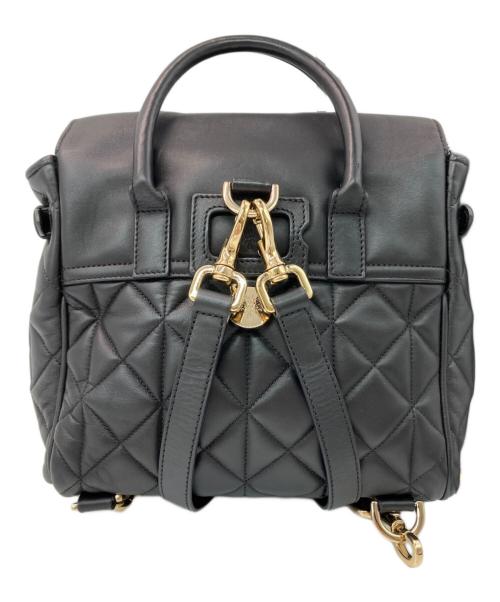 MULBERRY（マルベリー）MULBERRY (マルベリー) Cara Delvingne 3wayキルティングバッグ ブラック サイズ:実寸サイズをご参照ください。の古着・服飾アイテム