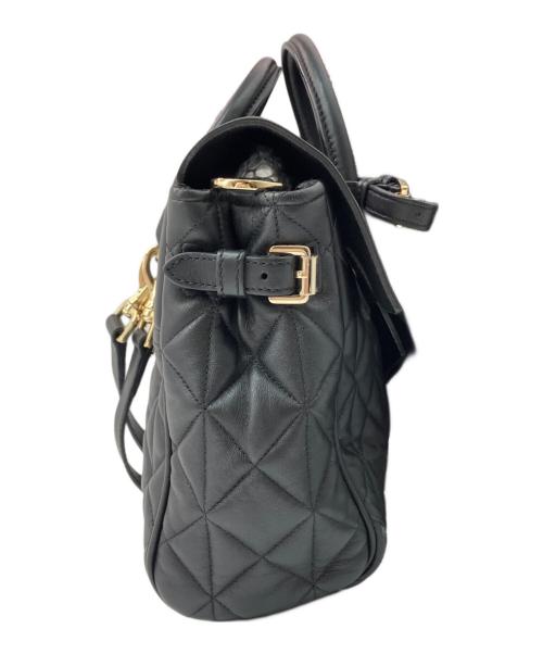 MULBERRY（マルベリー）MULBERRY (マルベリー) Cara Delvingne 3wayキルティングバッグ ブラック サイズ:実寸サイズをご参照ください。の古着・服飾アイテム