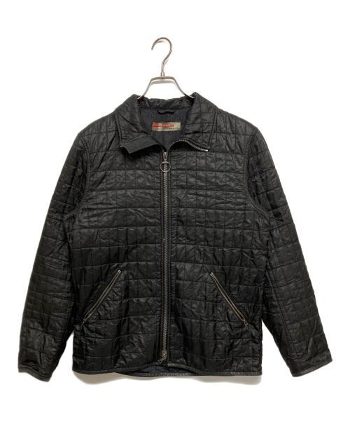 PRADA SPORTS（プラダスポーツ）PRADA SPORTS (プラダスポーツ) レザーパイピングキルティングジャケット ブラック サイズ:SIZE Mの古着・服飾アイテム