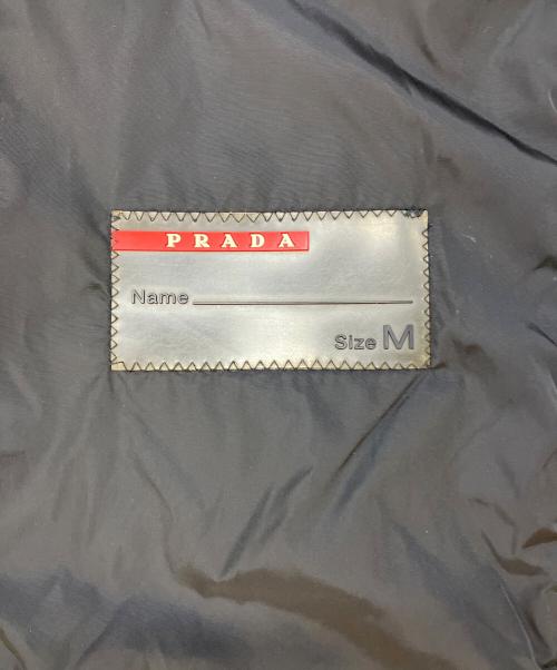 PRADA SPORTS（プラダスポーツ）PRADA SPORTS (プラダスポーツ) レザーパイピングキルティングジャケット ブラック サイズ:SIZE Mの古着・服飾アイテム