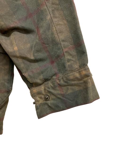A.P.C.（アーペーセー）A.P.C. (アーペーセー) ワックスコットン オイルドジャケット ブラウン サイズ:34の古着・服飾アイテム