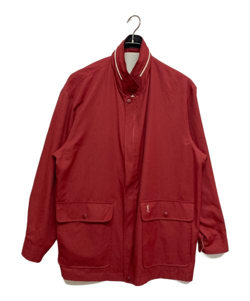 Yves Saint Laurent（イヴサンローラン）Yves Saint Laurent (イヴサンローラン) オールドリバーシブルスイングトップ レッド×アイボリー サイズ:SIZE100の古着・服飾アイテム