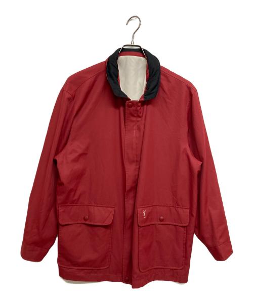 Yves Saint Laurent（イヴサンローラン）Yves Saint Laurent (イヴサンローラン) オールドリバーシブルスイングトップ レッド×アイボリー サイズ:SIZE100の古着・服飾アイテム