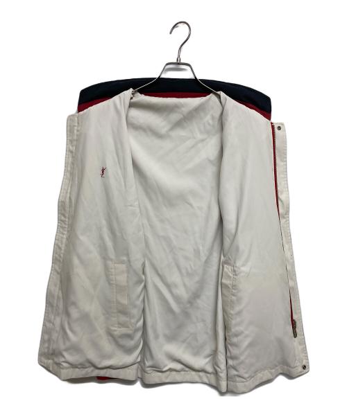 Yves Saint Laurent（イヴサンローラン）Yves Saint Laurent (イヴサンローラン) オールドリバーシブルスイングトップ レッド×アイボリー サイズ:SIZE100の古着・服飾アイテム