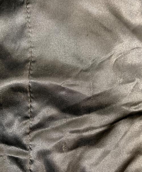 ARMANI JEANS（アルマーニジーンズ）ARMANI JEANS (アルマーニジーンズ) Wジップファーコート ブラック サイズ:SIZE Mの古着・服飾アイテム