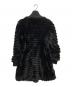 ARMANI JEANS (アルマーニジーンズ) Wジップファーコート ブラック サイズ:SIZE M：13000円