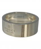 GUCCIグッチ）の古着「グッチロゴリング 163179 J8400」｜シルバー