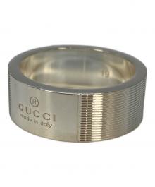 GUCCI（グッチ）の古着「グッチロゴリング 163179 J8400」｜シルバー