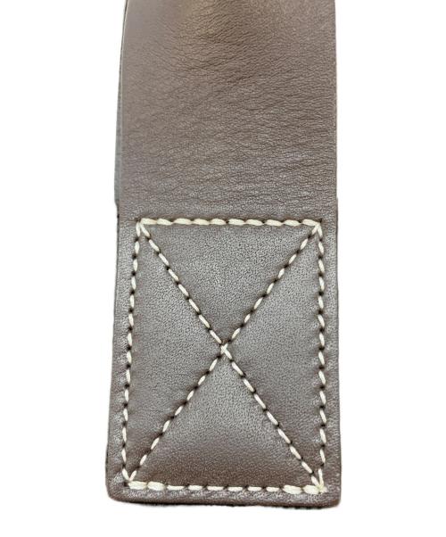 BURBERRY BLUE LABEL（バーバリー ブルー レーベル）BURBERRY BLUE LABEL (バーバリー ブルー レーベル) ホースロゴキャンバスハンドバッグ ブラウン サイズ:実寸参照の古着・服飾アイテム