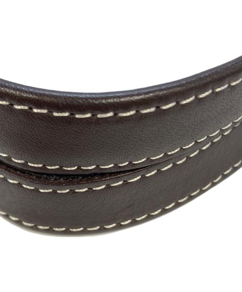 BURBERRY BLUE LABEL（バーバリー ブルー レーベル）BURBERRY BLUE LABEL (バーバリー ブルー レーベル) ホースロゴキャンバスハンドバッグ ブラウン サイズ:実寸参照の古着・服飾アイテム