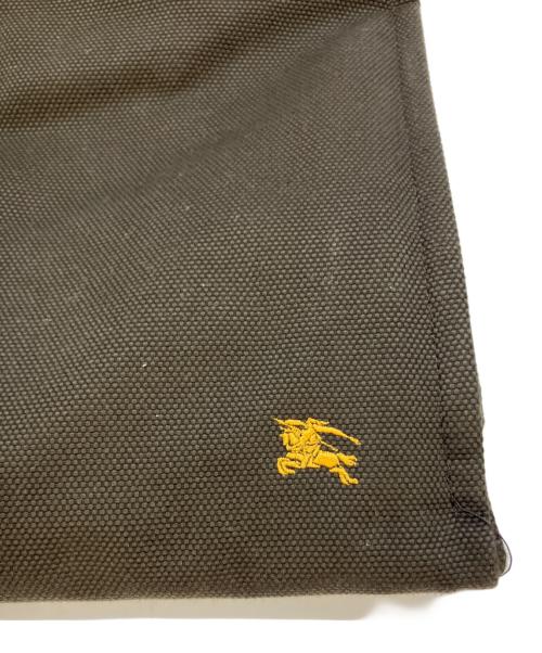 BURBERRY BLUE LABEL（バーバリー ブルー レーベル）BURBERRY BLUE LABEL (バーバリー ブルー レーベル) ホースロゴキャンバスハンドバッグ ブラウン サイズ:実寸参照の古着・服飾アイテム