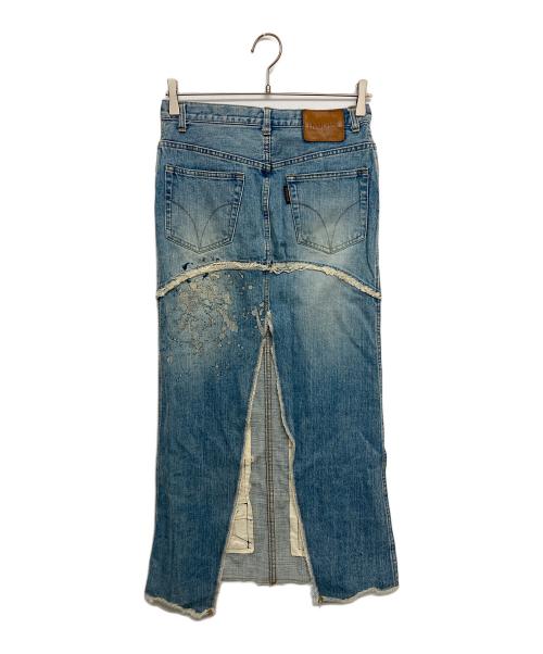 hysterics（ヒステリックス）hysterics (ヒステリックス) ダメージ加工デニムスカート　3AK-3911 インディゴ サイズ:SIZE Sの古着・服飾アイテム