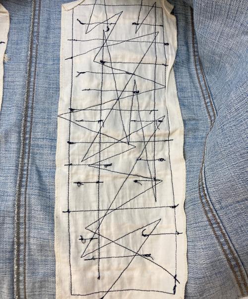 hysterics（ヒステリックス）hysterics (ヒステリックス) ダメージ加工デニムスカート　3AK-3911 インディゴ サイズ:SIZE Sの古着・服飾アイテム