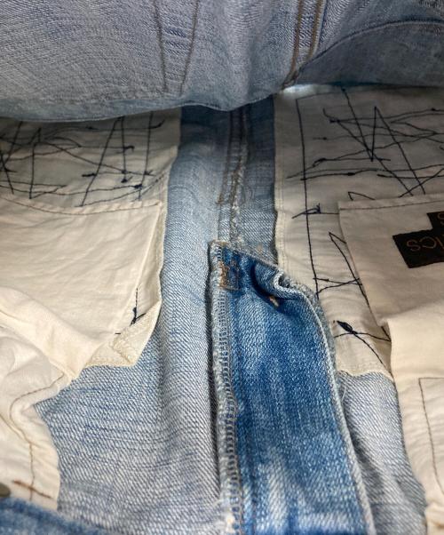 hysterics（ヒステリックス）hysterics (ヒステリックス) ダメージ加工デニムスカート　3AK-3911 インディゴ サイズ:SIZE Sの古着・服飾アイテム