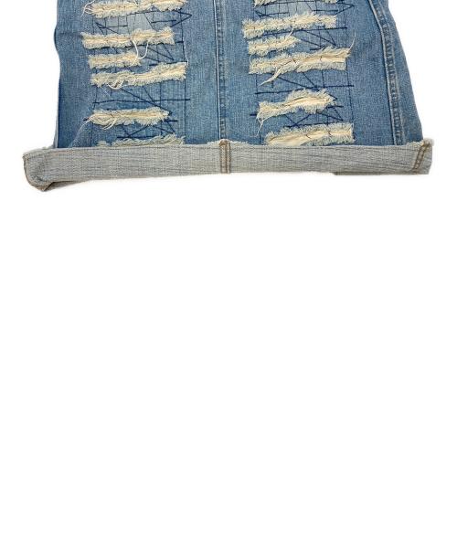hysterics（ヒステリックス）hysterics (ヒステリックス) ダメージ加工デニムスカート　3AK-3911 インディゴ サイズ:SIZE Sの古着・服飾アイテム