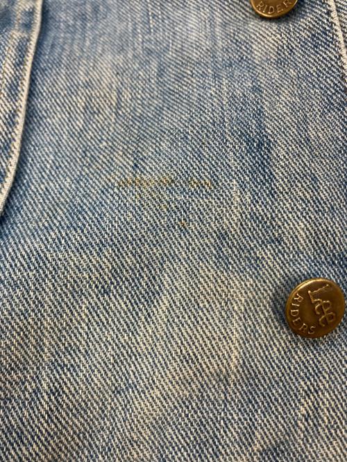 LEE（リー）LEE (リー) デニムジャケット インディゴ サイズ:実寸参照の古着・服飾アイテム