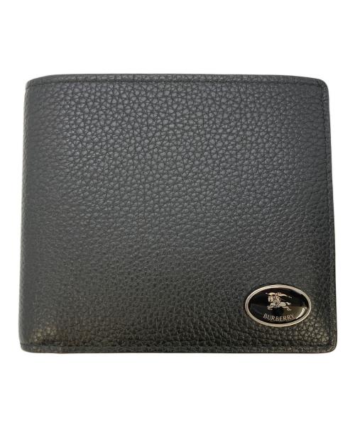 BURBERRY（バーバリー）BURBERRY (バーバリー) ナイトスタンプ バイフォールド コインウォレット 8113094 ブラック サイズ:実寸参照の古着・服飾アイテム