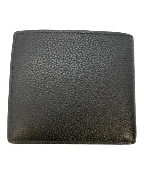 BURBERRY（バーバリー）BURBERRY (バーバリー) ナイトスタンプ バイフォールド コインウォレット 8113094 ブラック サイズ:実寸参照の古着・服飾アイテム