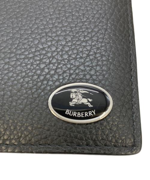 BURBERRY（バーバリー）BURBERRY (バーバリー) ナイトスタンプ バイフォールド コインウォレット 8113094 ブラック サイズ:実寸参照の古着・服飾アイテム
