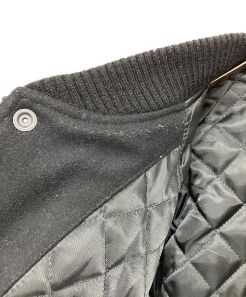 AVIREX（アヴィレックス）AVIREX (アヴィレックス) 2TONE VARSITY JACKET ALL STARS 2トーン ヴァーシティ ジャケット オールスターズ 6122113 ブラック サイズ:2XLの古着・服飾アイテム