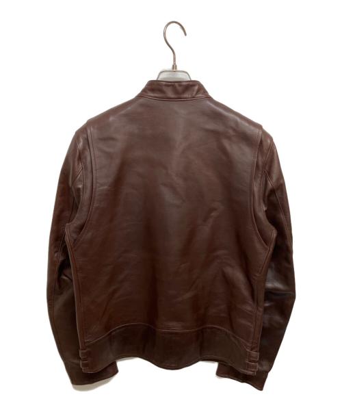so far（ソーファー）so far (ソーファー) HORSE LEATHER RIDERS/ホースレザージャケット S1502UJK01 ブラウン サイズ:U3の古着・服飾アイテム