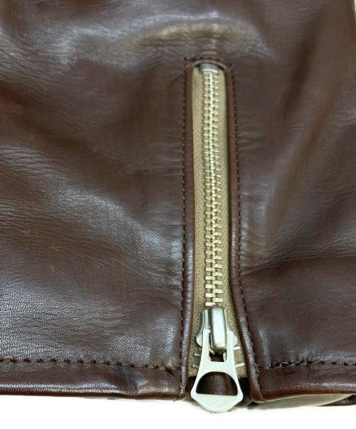 so far（ソーファー）so far (ソーファー) HORSE LEATHER RIDERS/ホースレザージャケット S1502UJK01 ブラウン サイズ:U3の古着・服飾アイテム