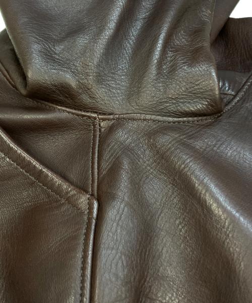 so far（ソーファー）so far (ソーファー) HORSE LEATHER RIDERS/ホースレザージャケット S1502UJK01 ブラウン サイズ:U3の古着・服飾アイテム