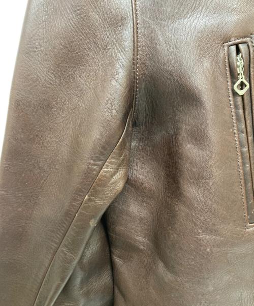 so far（ソーファー）so far (ソーファー) HORSE LEATHER RIDERS/ホースレザージャケット S1502UJK01 ブラウン サイズ:U3の古着・服飾アイテム