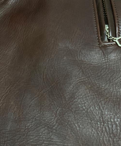 so far（ソーファー）so far (ソーファー) HORSE LEATHER RIDERS/ホースレザージャケット S1502UJK01 ブラウン サイズ:U3の古着・服飾アイテム