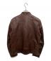 so far (ソーファー) HORSE LEATHER RIDERS/ホースレザージャケット S1502UJK01 ブラウン サイズ:U3：30000円
