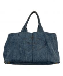 PRADA（プラダ）の古着「トートバッグ　BN1872」｜インディゴ