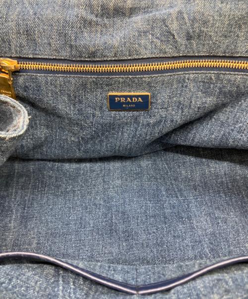 PRADA（プラダ）PRADA (プラダ) トートバッグ　BN1872 インディゴ サイズ:実寸参照の古着・服飾アイテム