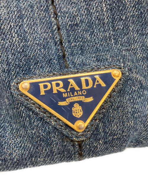 PRADA（プラダ）PRADA (プラダ) トートバッグ　BN1872 インディゴ サイズ:実寸参照の古着・服飾アイテム