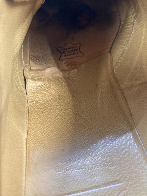 PARABOOT（パラブーツ）PARABOOT (パラブーツ) CHAMBORD/Uチップシューズ　710709 ブラック サイズ:SIZE7の古着・服飾アイテム