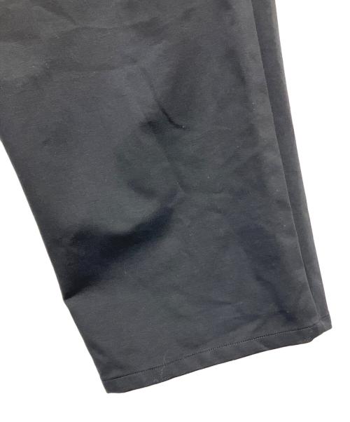 Graphpaper（グラフペーパー）Graphpaper (グラフペーパー) Compact Ponte Wide Tapered Chef Pants　GM253-40042B ブラック サイズ:1の古着・服飾アイテム