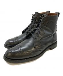 Allen Edmonds（アレン エドモンズ）の古着「ウィングチップブーツ D0114 36265」｜ブラック