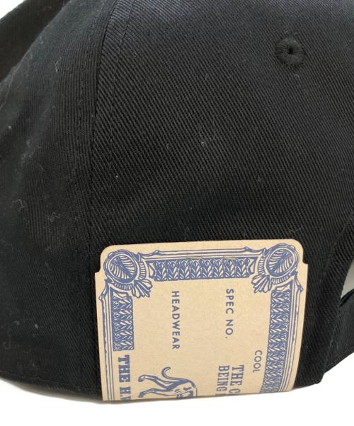 THE H.W.DOG&CO.（エイチダブリュードッグアンドコー）THE H.W.DOG&CO. (エイチダブリュードッグアンドコー) BB CAP L/C ブラック サイズ:実寸サイズを参照くださいの古着・服飾アイテム