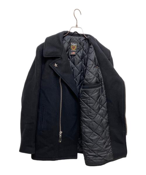 Schott（ショット）Schott (ショット) 766US MELTON ZIP UP P-COAT 7823954024 ネイビー サイズ:38の古着・服飾アイテム