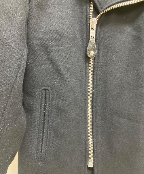 Schott（ショット）Schott (ショット) 766US MELTON ZIP UP P-COAT 7823954024 ネイビー サイズ:38の古着・服飾アイテム