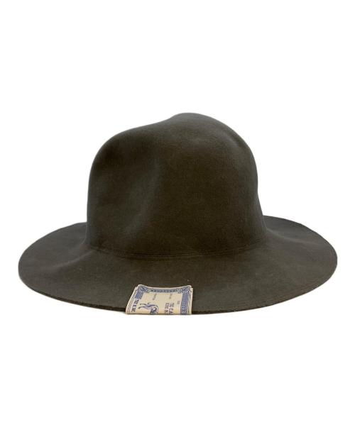 THE H.W.DOG&CO.（エイチダブリュードッグアンドコー）THE H.W.DOG&CO. (エイチダブリュードッグアンドコー) TRAVELERS HAT D-00634 グレー サイズ:実寸サイズを参照くださいの古着・服飾アイテム