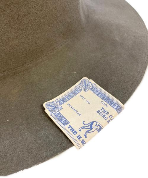 THE H.W.DOG&CO.（エイチダブリュードッグアンドコー）THE H.W.DOG&CO. (エイチダブリュードッグアンドコー) TRAVELERS HAT D-00634 グレー サイズ:実寸サイズを参照くださいの古着・服飾アイテム