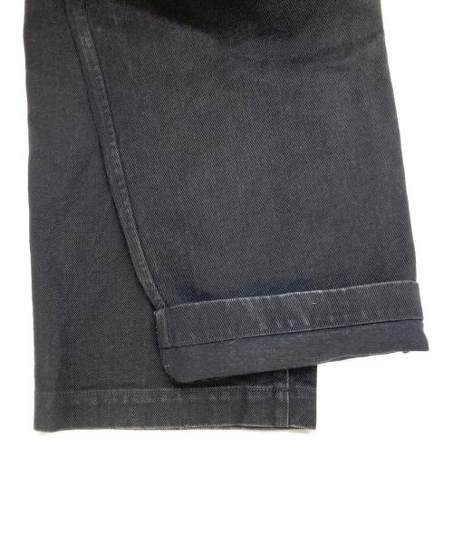COMOLI（コモリ）COMOLI (コモリ) ブラックデニム オーバーパンツ　D01-03002 ブラック サイズ:SIZE 2の古着・服飾アイテム
