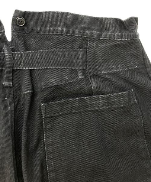 COMOLI（コモリ）COMOLI (コモリ) ブラックデニム オーバーパンツ　D01-03002 ブラック サイズ:SIZE 2の古着・服飾アイテム