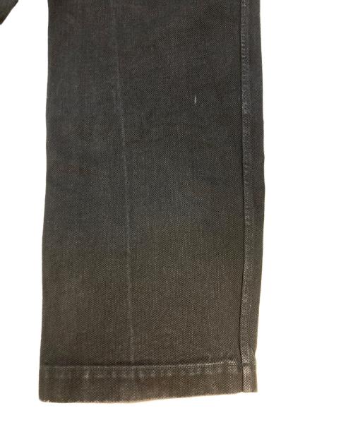 COMOLI（コモリ）COMOLI (コモリ) ブラックデニム オーバーパンツ　D01-03002 ブラック サイズ:SIZE 2の古着・服飾アイテム