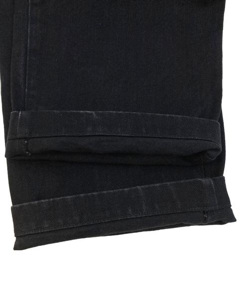COMOLI（コモリ）COMOLI (コモリ) ブラックデニム オーバーパンツ　D01-03002 ブラック サイズ:SIZE 2の古着・服飾アイテム
