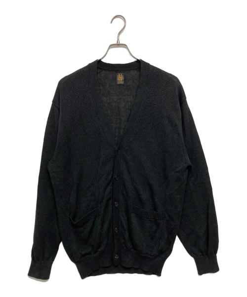 BATONER（バトナ―）BATONER (バトナ―) WASHED HIGH COUNT LINEN V NECK CARDIGAN（ウォッシュド ハイカウント リネン ブイネック カーディガン）　BN-26SM-021 グレー サイズ:SIZE　３の古着・服飾アイテム