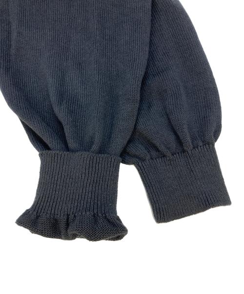 BATONER（バトナ―）BATONER (バトナ―) WASHED HIGH COUNT LINEN V NECK CARDIGAN（ウォッシュド ハイカウント リネン ブイネック カーディガン）　BN-26SM-021 グレー サイズ:SIZE　３の古着・服飾アイテム