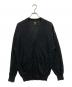 BATONER（バトナ―）の古着「WASHED HIGH COUNT LINEN V NECK CARDIGAN（ウォッシュド ハイカウント リネン ブイネック カーディガン）　BN-26SM-021」｜グレー
